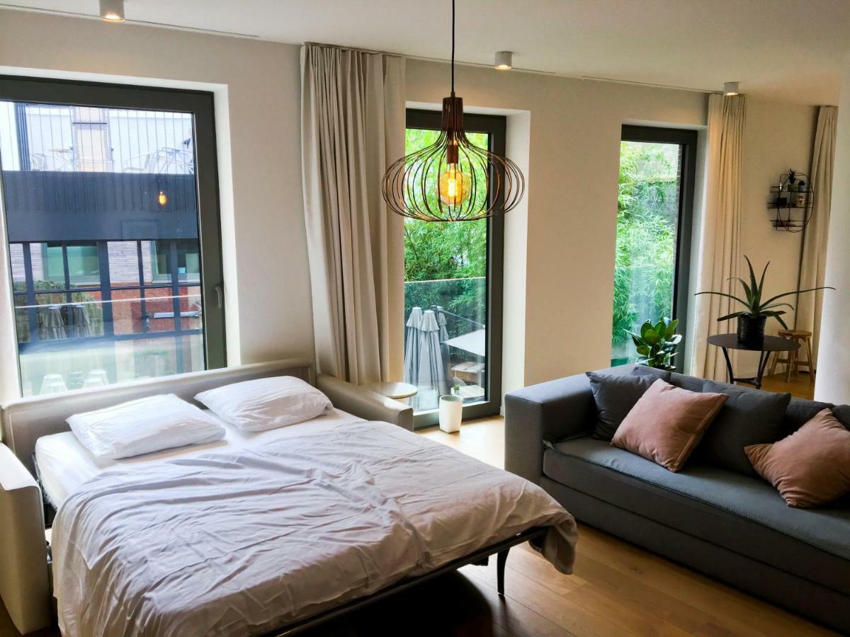 Modern Appartment In The Heart Of Gent Bagian luar foto