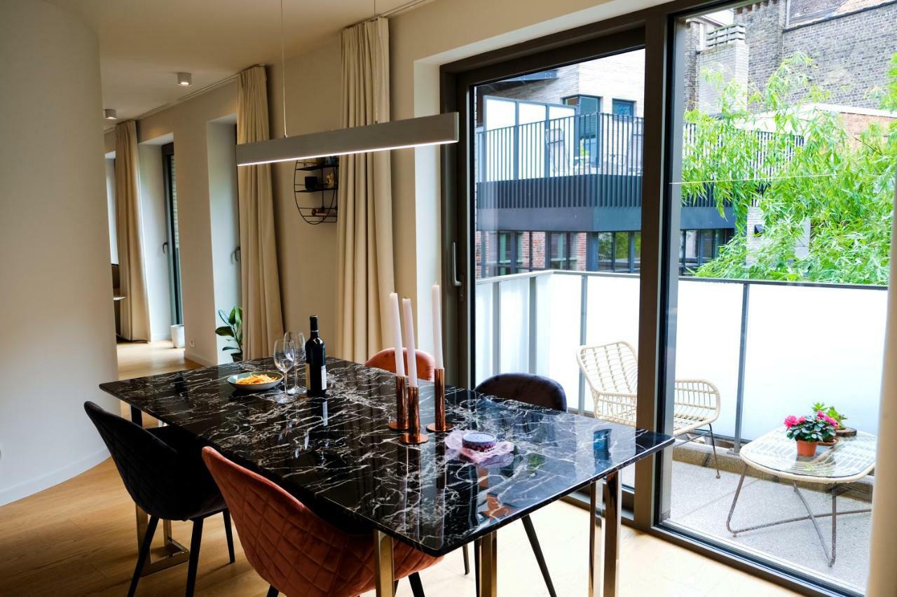 Modern Appartment In The Heart Of Gent Bagian luar foto